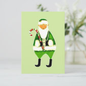 Grappige Irish Secret Santa Christmas Kaart (Staand voorkant)