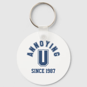 Grappige Irriterende Jou Sleutelhanger, Blauw Sleutelhanger
