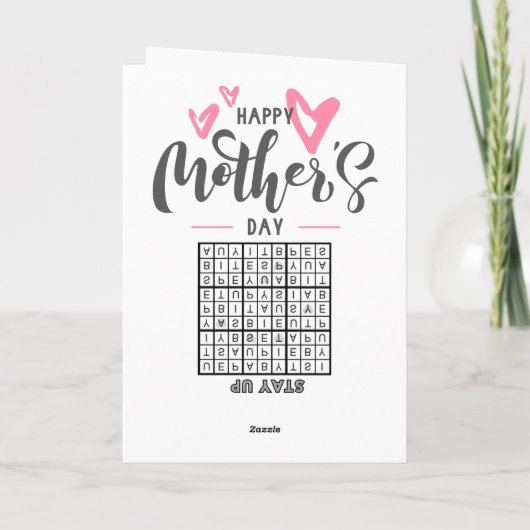 Grappige is... - Grappige Moederdag kaart (Achterkant)