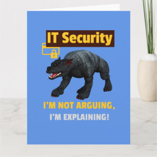 Grappige IT-beveiliging Legt technische humor uit  Kaart