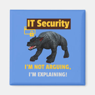 Grappige IT-beveiliging Legt technische humor uit  Magneet