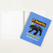 Grappige IT-beveiliging Legt technische humor uit Planner (Display)