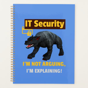 Grappige IT-beveiliging Legt technische humor uit Planner