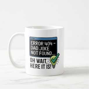 Grappige IT Dad Tech Joke Geeky Vaderdag Mannen Koffiemok