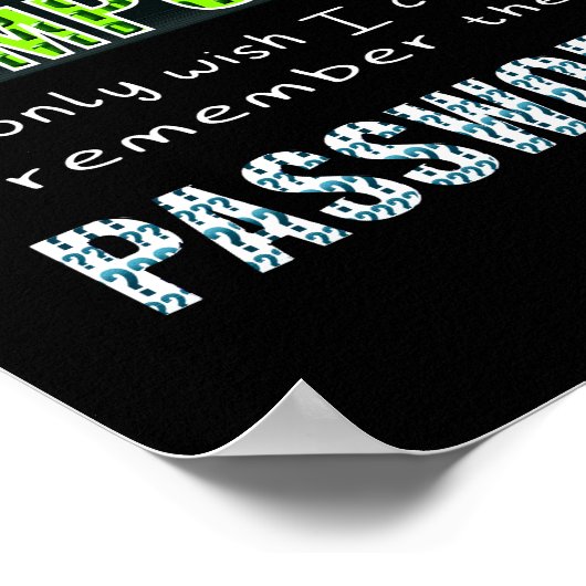 grappige IT-grap voor kantoorwerker pro Poster (Hoek)