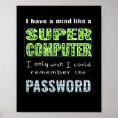 grappige IT-grap voor kantoorwerker pro Poster (Voorkant)