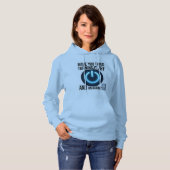 Grappige IT Tech Support Hoodie Sweater (Voorkant volledig)