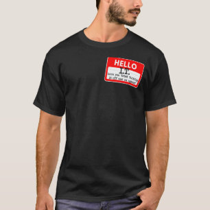 Grappige IT Tech Support IT Helpdesk Computer Geek T-shirt