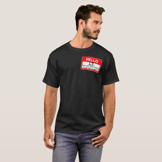 Grappige IT Tech Support IT Helpdesk Computer Geek T-shirt (Voorkant volledig)