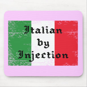 Grappige Italiaan door injectie muismat