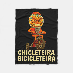 Grappige Italiaanse Brainrot Kids Meme Chicleteira Fleece Deken
