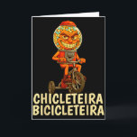 Grappige Italiaanse Brainrot Kids Meme Chicleteira Kaart<br><div class="desc">Grappige Italiaanse Brainrot Kids Meme Chicleteira Fietsrek</div>