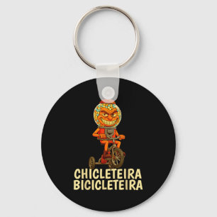 Grappige Italiaanse Brainrot Kids Meme Chicleteira Sleutelhanger