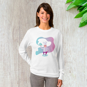 Grappige Italiaanse chef-kok Vrouwen Long-Sleeve T-shirt