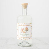 Grappige Italiaanse citrus bruiloft Likeurfles Etiket (Voorkant)