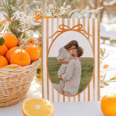Grappige Italiaanse citrus bruiloft Save the Date Kaart