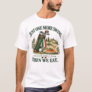 Grappige Italiaanse Golf — Dan Eten We T-shirt