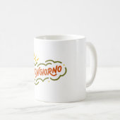 Grappige Italiaanse Pride koffiebekers Koffiemok (Voorkant rechts)