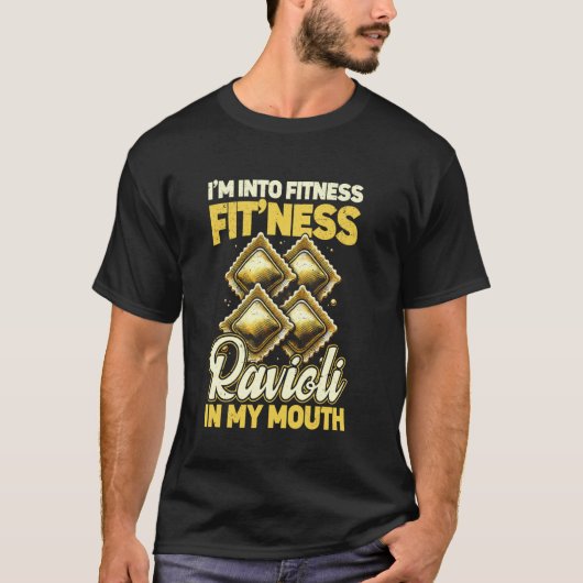 Grappige Italiaanse ravioli T-shirt (Voorkant)