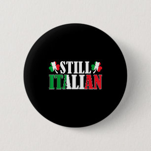 Grappige Italiaanse Shamrocks St. Patrick's Day Ma Ronde Button 5,7 Cm