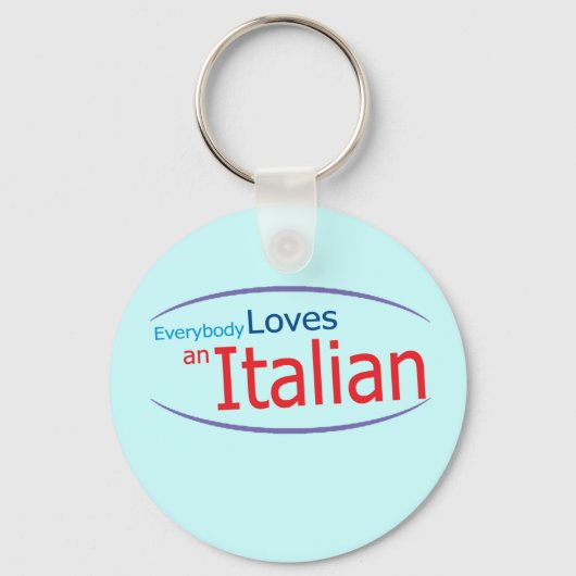 Grappige Italiaanse sleutelhanger (Voorkant)
