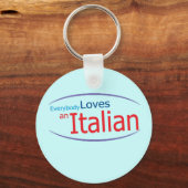 Grappige Italiaanse sleutelhanger (Voorkant)