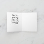 GRAPPIGE JA OPRECHTE "PAAS GROET" KAART (Binnen)