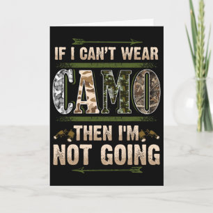Grappige Jacht Camo Jagers Mannetje Hert Landelijk Kaart