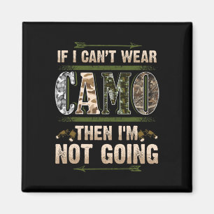 Grappige jacht camouflage jagers bok hert land red magneet