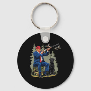 Grappige Jacht Eend Trump Camo Jacht Hallo Jagen Sleutelhanger