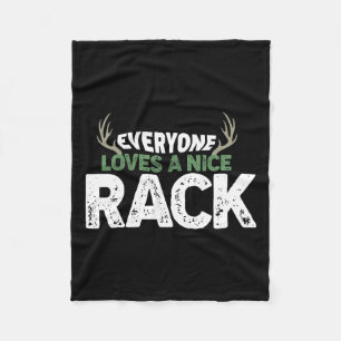 Grappige Jacht Mooie Gewei Herten Jager Humor Fleece Deken
