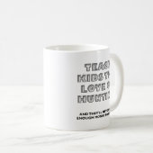 Grappige jachtmok voor kinderen koffiemok (Voorkant rechts)