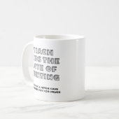 Grappige jachtmok voor kinderen koffiemok (Voorkant links)
