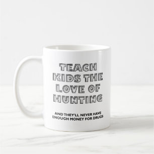 Grappige jachtmok voor kinderen koffiemok