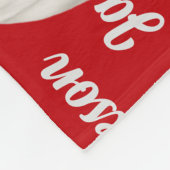 Grappige Jack Russell hondennaam Patroon Kerstmis Fleece Deken (Hoek)