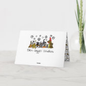 Grappige Jack Russell Terrier Cartoon Verjaardag Kaart (Achterkant)