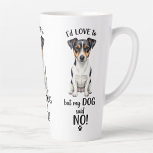 Grappige Jack Russell waar ik van zou houden maar Latte Mok