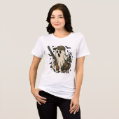 Grappige Jager Geest Wilde Eend Tri-Blend Shirt (Voorkant volledig)
