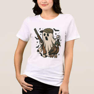 Grappige Jager Geest Wilde Eend Tri-Blend Shirt