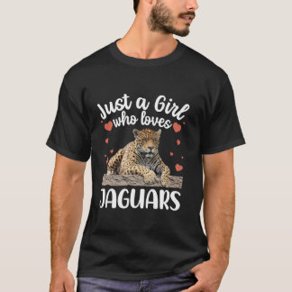 Grappige Jaguar kunst voor meisjes vrouwen Kinder  T-shirt