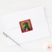 Grappige Jamaicaanse Mango Canadese Reggae Gans Vierkante Sticker (Envelop)
