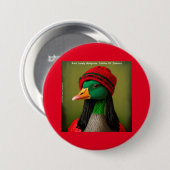 Grappige Jamaicaanse Reggae Mangoest Canadese Gans Ronde Button 7,6 Cm (Voorkant /achterkant)