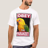 Grappige Jandaya Parkiet Art T-shirt (Voorkant)