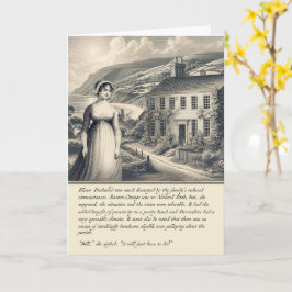 Grappige Jane Austen Sense and Sensibility kaart