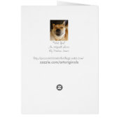 grappige japanse akita met gematigde glimlach op e (Achterkant)