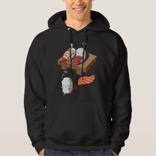 Grappige Japanse Nigiri Sushi Slaapwandelen Hoodie