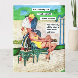 Grappige jaren 50 huisvrouw kaart