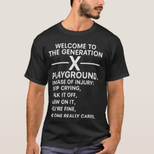 Grappige jaren '60 '70 '80 Mannen Vrouwen Welkom b T-shirt