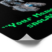 Grappige jaren 80 Sarcasme Robotics 5 Johnny Novel Poster (Hoek)