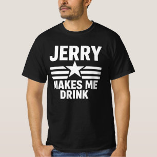 Grappige Jerry Maakt Me, Ik Hou Van Dallas, Ik Har T-shirt